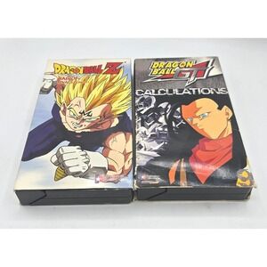 Dragon Ball Z VHS Tapes Bardock The Father Of Goku & GT Calculations Lot